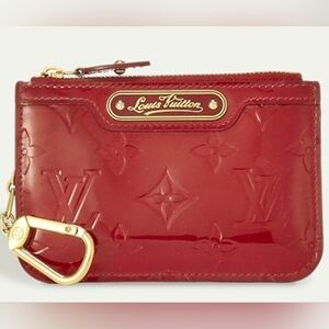 LOUIS VUITTON Red Vernis Pochette